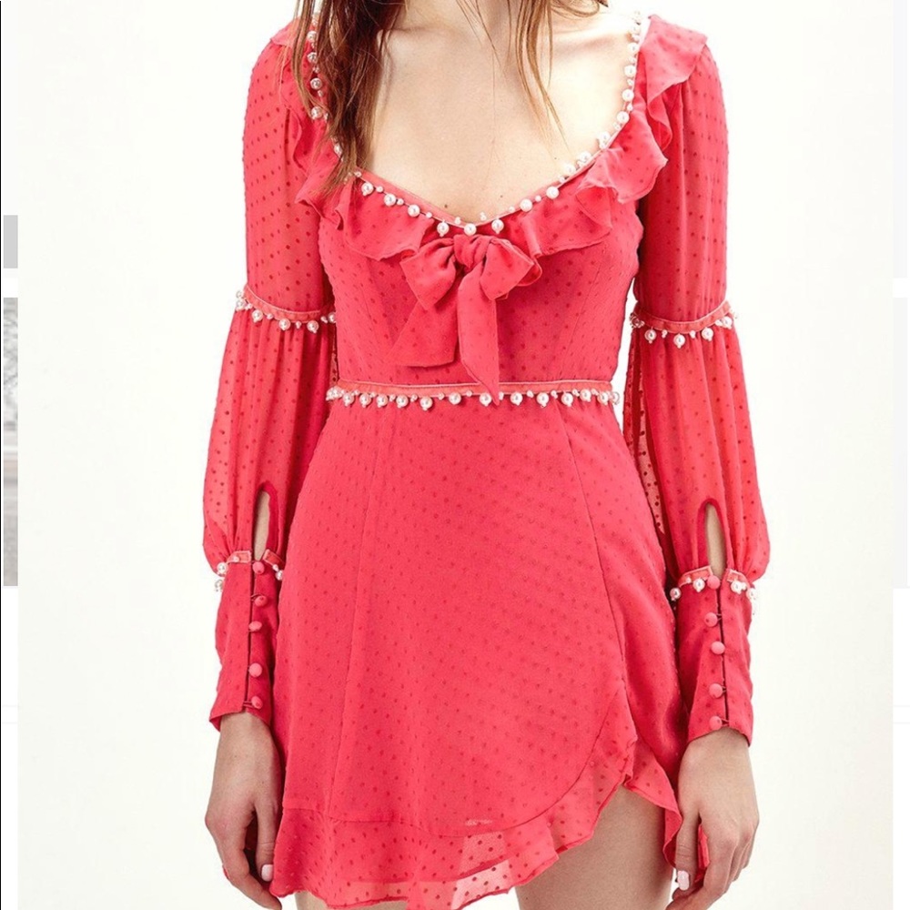 For Love And Lemons Red Mini Dress